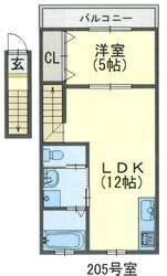 加古川駅 徒歩12分 2階の物件間取画像